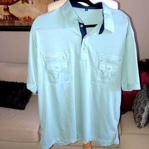 Mens Green Polo Golf Shirt
